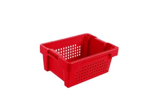 NRD-4175-070 | DRAAI-STAPELBAK ROTA 14L - 400X300X170MM BODEM GESLOTEN - ZIJWANDEN GEPERFOREERD