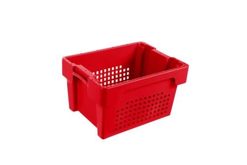 NRD-4225-070 | DRAAI-STAPELBAK ROTA 18L - 400X300X220MM BODEM GESLOTEN - ZIJWANDEN GEPERFOREERD