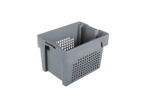 NRD-4275-050 | DRAAI-STAPELBAK ROTA 23L - 400X300X270MM BODEM GESLOTEN - ZIJWANDEN GEPERFOREERD