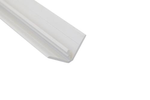 CRC-2401-000 | PVC CLIPSPROFIEL - 25X25MM 4MTR/LNG