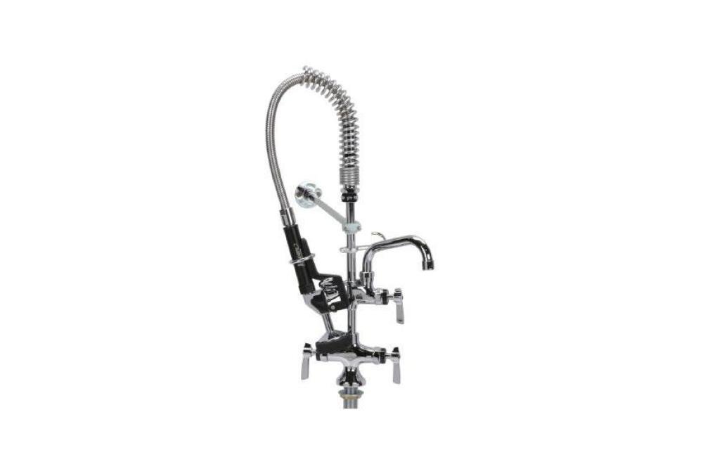 LKE-2414-000 | ENKELGATS MINIVOORSPOELDOUCHE TAFELMODEL INCL. KWARTSLAG TUSSENKRAAN