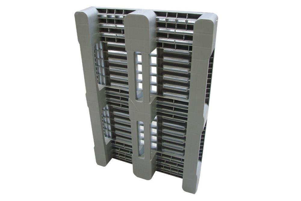 PHP-8301-050 | PALETTE HYGIENE H1 1200X800X160MM 3 SEMELLES FERMEES + PIECE A CENTR.