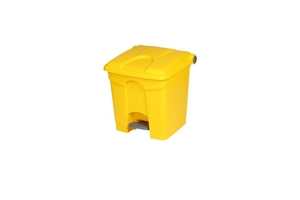 WPB-0030-080 | POUBELLE RECTANGULAIRE À PÉDALE 30L 410X398X435MM