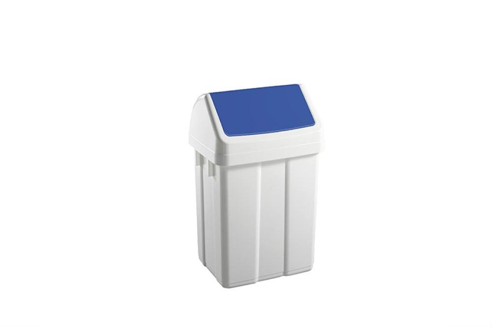 WFB-0012-060 | POUBELLE AVEC COUVERCLE BASCULANT 12L 250X200X400MM