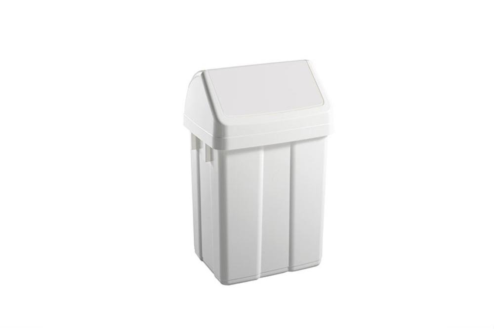 WFB-0025-010 | POUBELLE AVEC COUVERCLE BASCULANT 25L 330X270X520MM