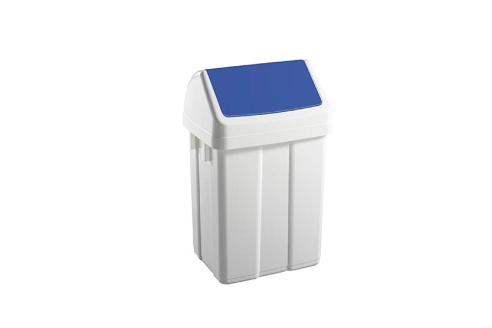 WFB-0025-060 | POUBELLE AVEC COUVERCLE BASCULANT 25L 330X270X520MM