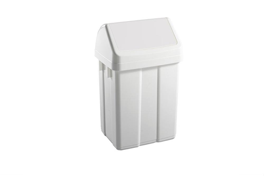 WFB-0050-010 | POUBELLE AVEC COUVERCLE BASCULANT 50L 400X320X660MM