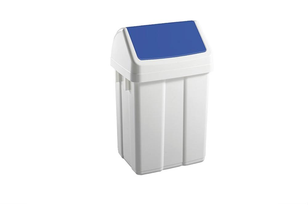 WFB-0050-060 | POUBELLE AVEC COUVERCLE BASCULANT 50L 400X320X660MM