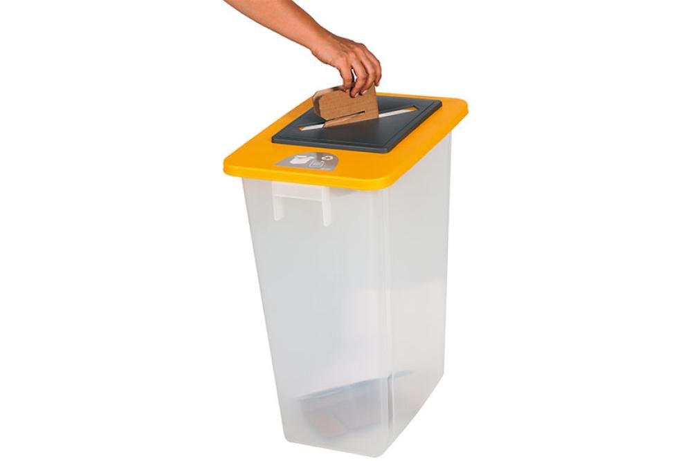 WSB-0060-991 | COLLECTEUR DE DÉCHETS RECTANGULAIRE 60L 320X460X580MM