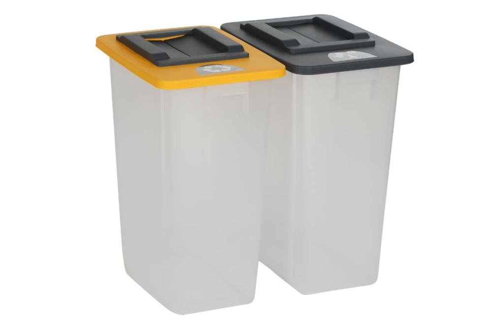 WSB-0060-991 | COLLECTEUR DE DÉCHETS RECTANGULAIRE 60L 320X460X580MM