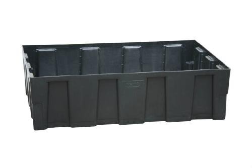 REC-1000-020 | EURO-PE OPVANGBAK - 250L - Z.ROOSTER 1205X805X330MM - RG COLLECTION