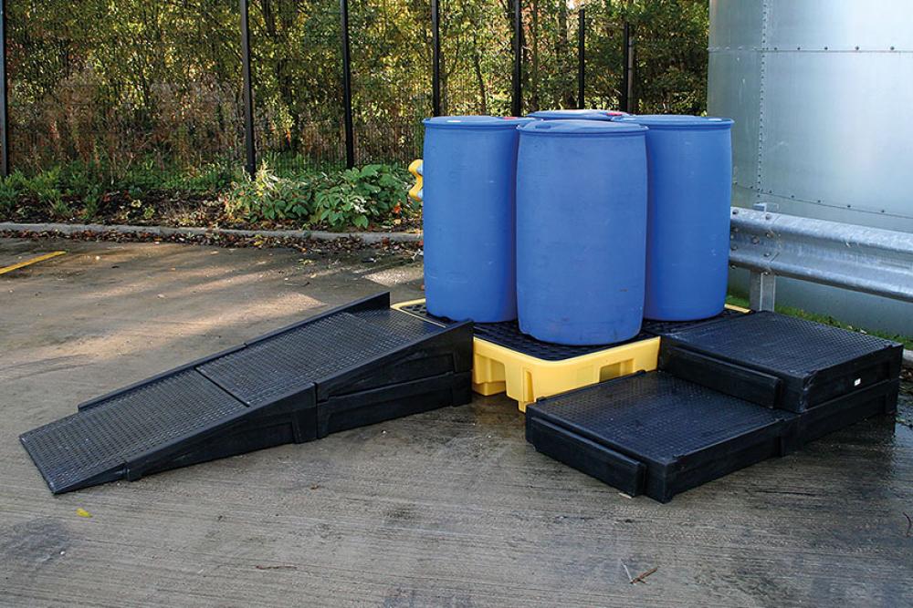 REJ-7001-020 | BLOC SUPPORT POUR RAMPE NOIR