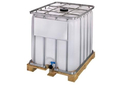 IBC-1030-000 | CONTENEUR IBC - 1200X1000X1170MM PALETTE BOIS - OUV. REMPLIS. Ø150MM