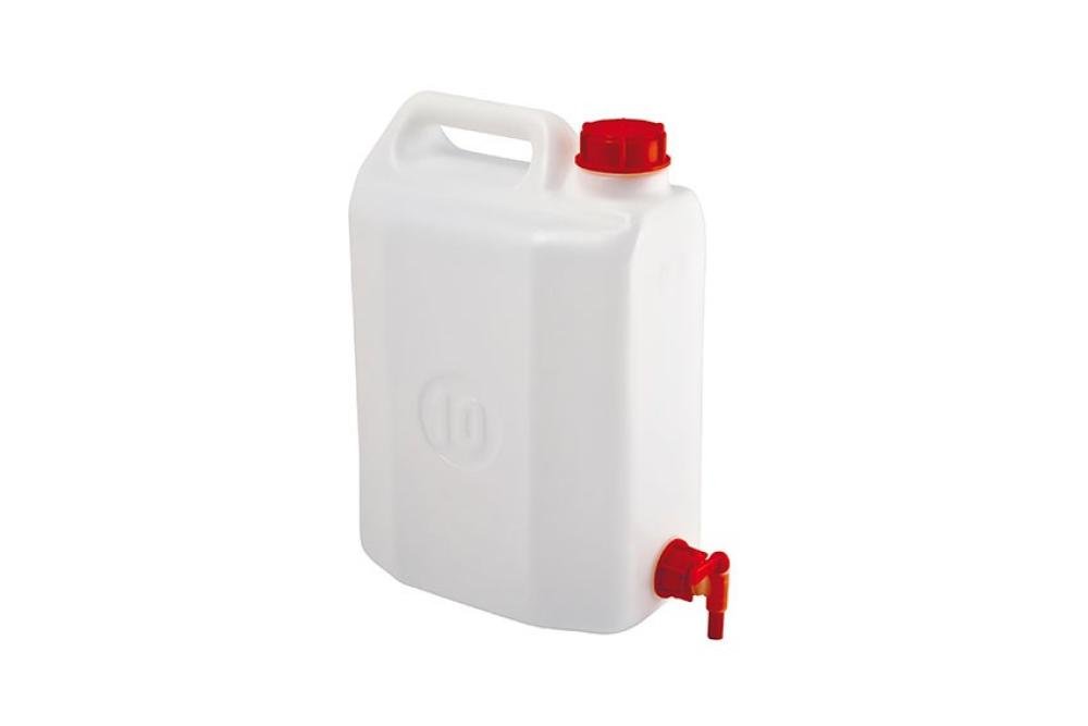 JCW-0010-991 | JERRYCAN 10L - Ø40 - MET UITLOOPKRAANTJE 246X156X360MM - GASTRO-PLUS