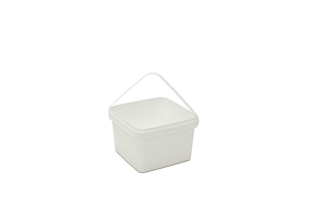 SBP-6035-010 | SEAU CARRE - 3,5L AVEC SUPPORT PLASTIQUE - SANS COUVERCLE
