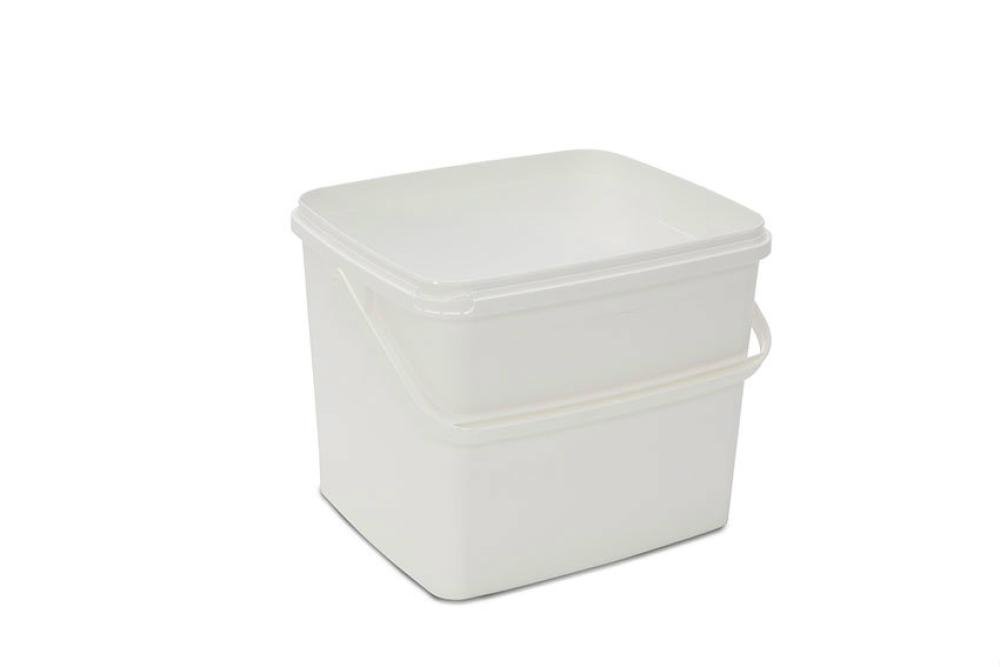 SBP-6109-010 | RECHTHOEKIGE EMMER - 10,9L PLASTIC BEUGEL  - EXCL. DEKSEL