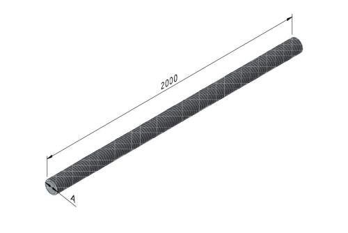 CSS-8920-000 | TIGE FILETÉE DIN 975 - M10 GALVANISÉ ÉLECTROLYTIQUE - 2MTR/LNG