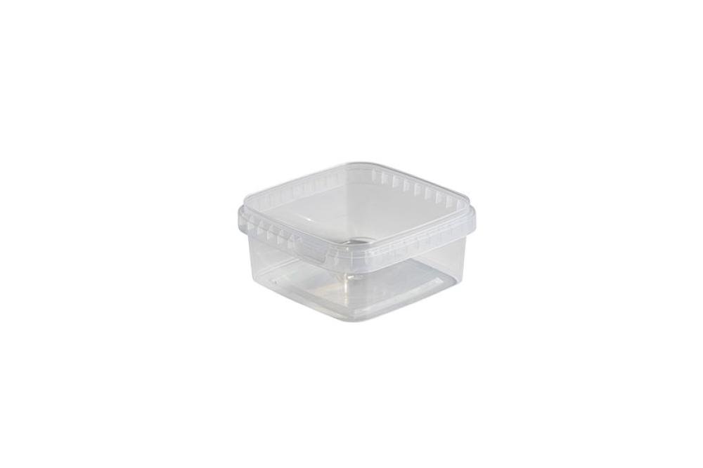 UPP-5621-990 | POT UNIPAK VIERKANT - 129X129MM - 0,6L EXCL. DEKSEL