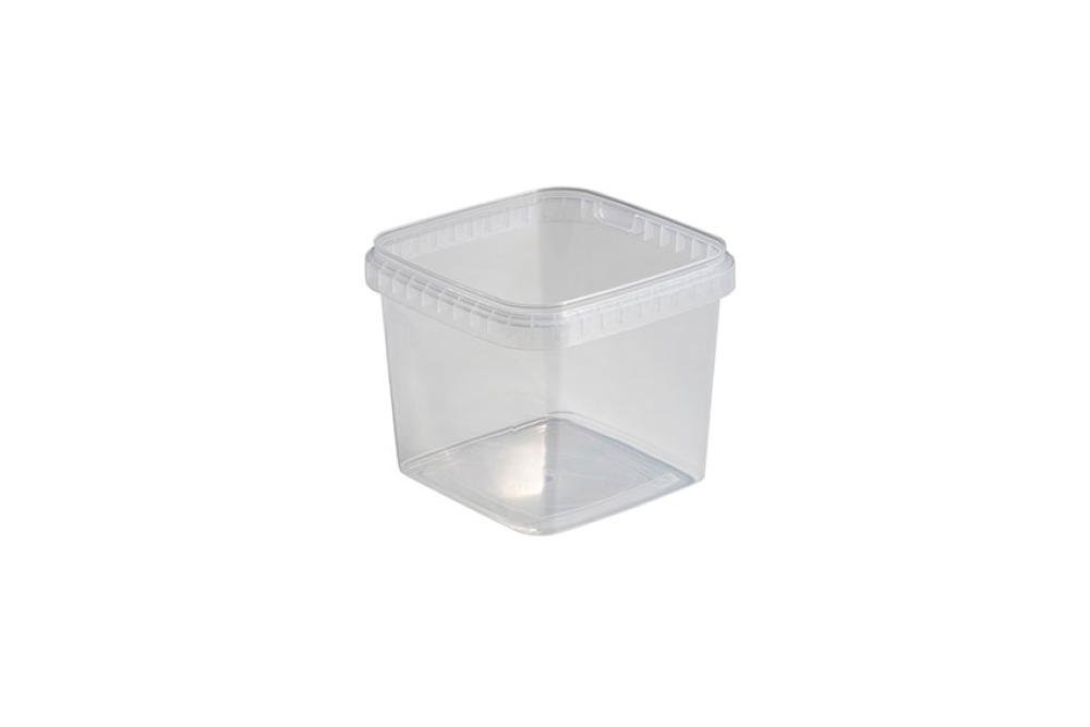 UPP-5624-990 | POT UNIPAK VIERKANT - 129X129MM - 1,15L EXCL. DEKSEL