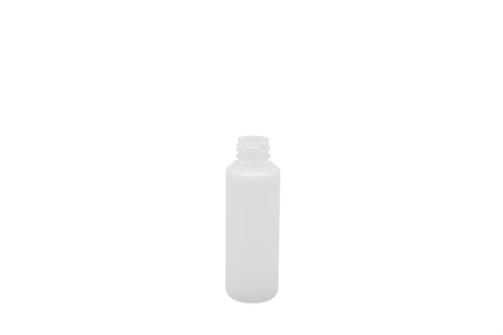 FSC-0150-991 | STANDAARD CILINDRISCHE FLES - 150ML NATUREL - EXCLUSIEF DOP