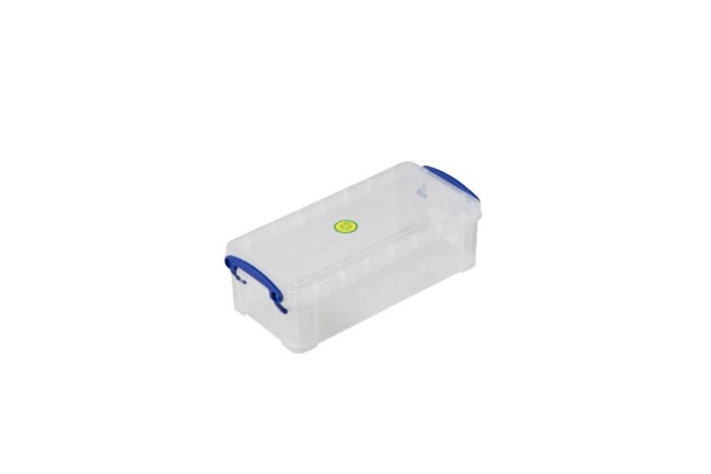 RUB-0090-990 | BOX TRANSPARENT - COUVERCLE INCL. 220X100X70 MM - 0,90L
