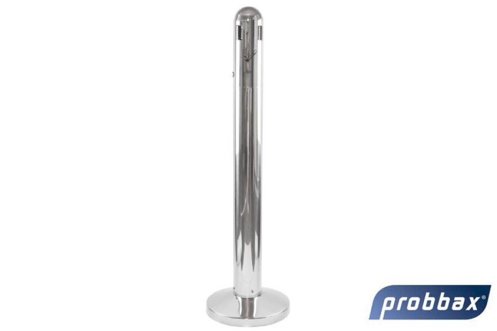 ATF-2301-841 | STAANDE ASBAK MET ZWARE BASIS - 3L RVS - 900 PEUKEN