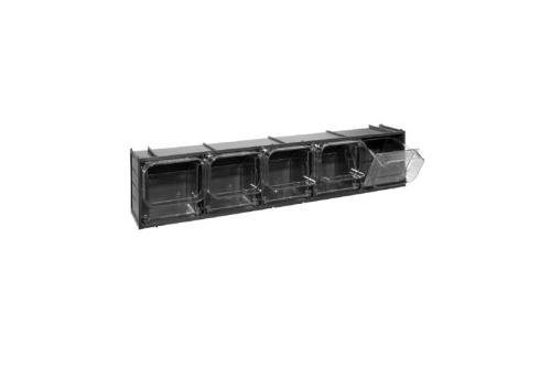 CRB-0002-022 | BLOC-TIROIRS BASCULANTS - 600X133X132MM 5 GODETS - SERIE CRYSTAL BOX