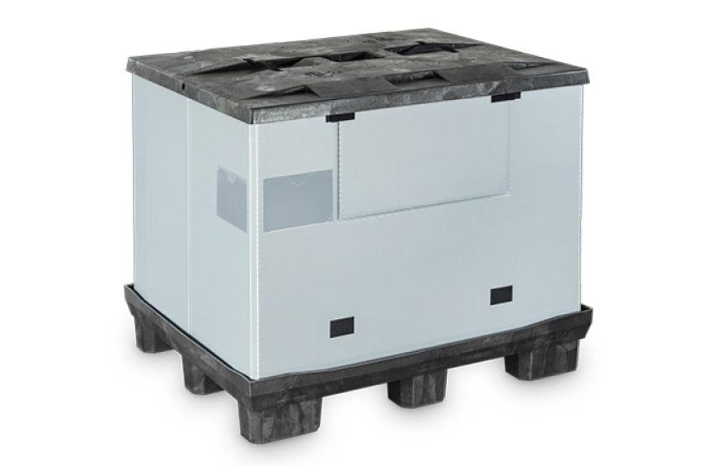 SLB-1000-050 | SLEEVE BOX 1210X1010X990MM 9 POTEN - MET KLAPDEUR