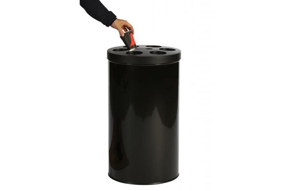 CPC-0001-020 | BEKER AFVALTON 40L METAAL  + LEPEL OPVANGBAK