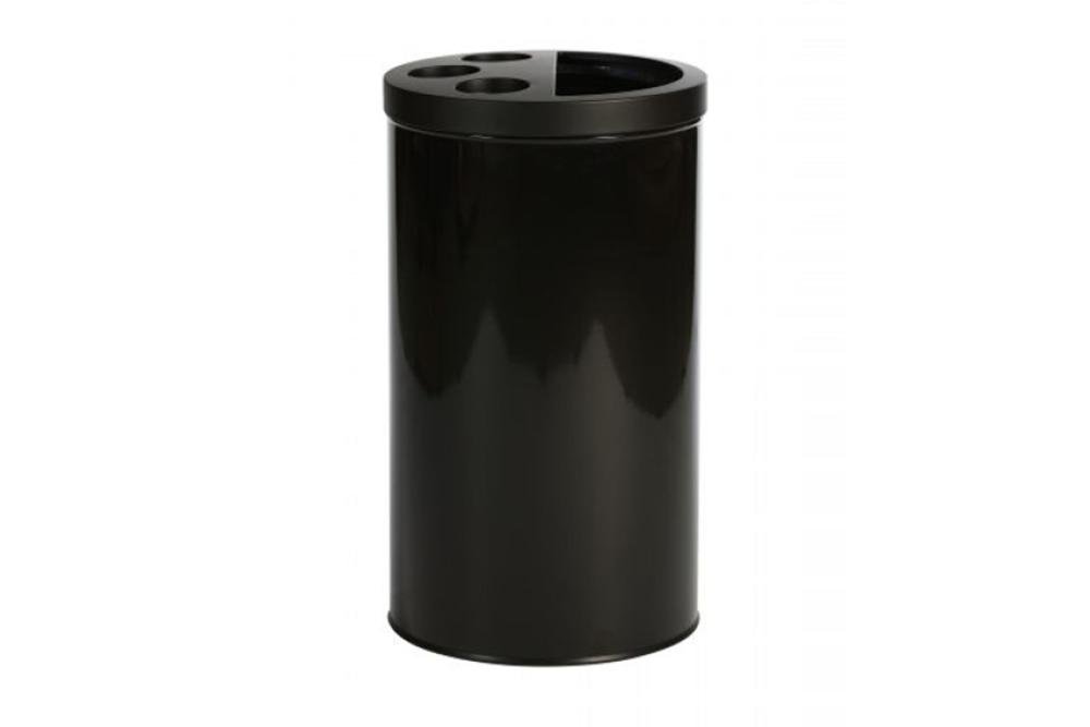 CPC-0002-020 | POUBELLE COMBINÉE 40L MÉTAL GOBELETS + DÉCHETS GÉNÉRAUX