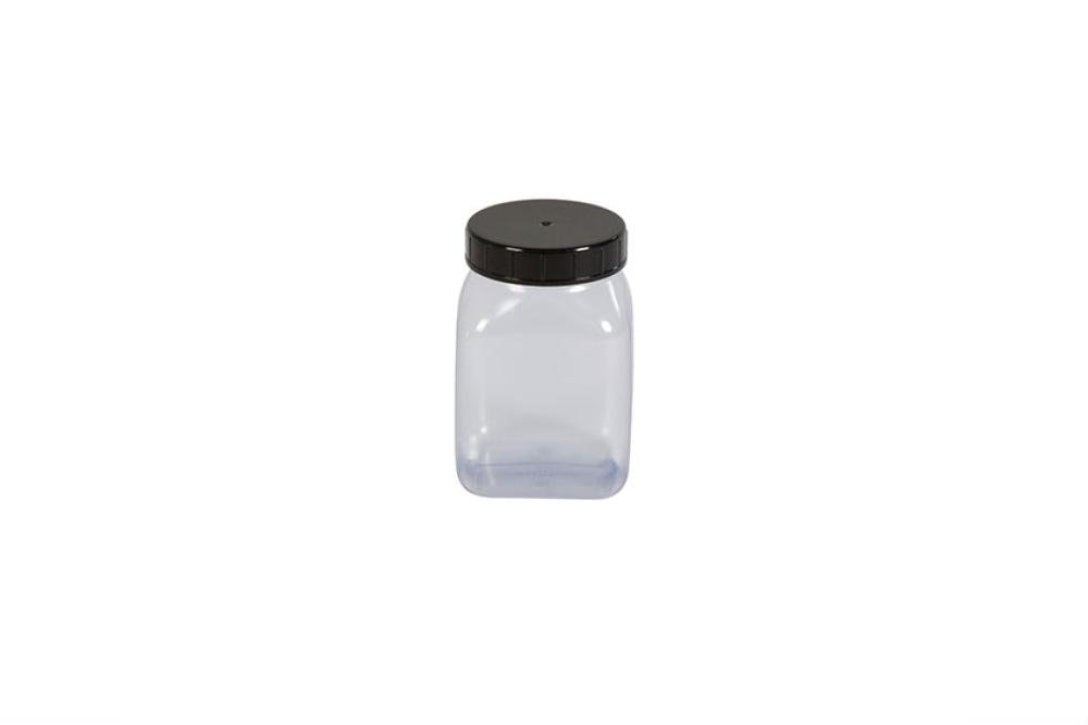 KPV-0200-990 | POT CARRE A LARGE OUVERTURE - 200ML SERIE 310 PVC/PETG