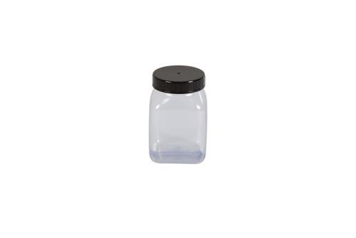 KPV-0200-990 | VIERKANTE POT MET WIJDE OPENING - 200ML SERIE 310 PVC/PETG