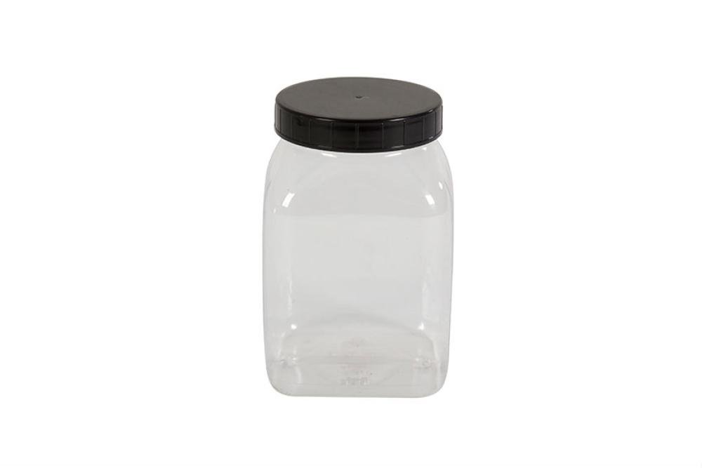 KPE-1000-990 | VIERKANTE POT WIJDE OPENING - 1000ML SERIE 310 PVC/PETG