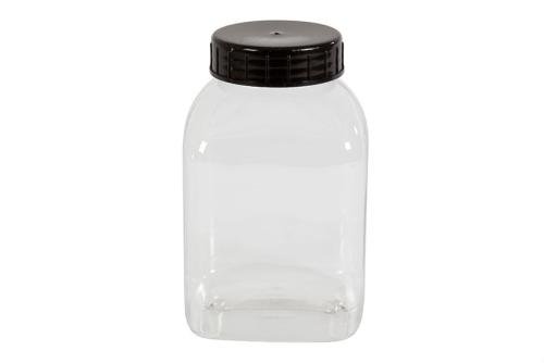 KPE-2000-990 | VIERKANTE POT WIJDE OPENING - 2000ML SERIE 310 PVC/PETG