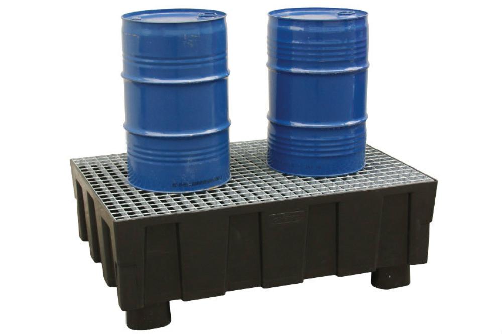 REC-1011-020 | EURO-PE 250L BAC DE RETENTION SUR 4 PIEDS - CAILLEBOTIS GALVANISE