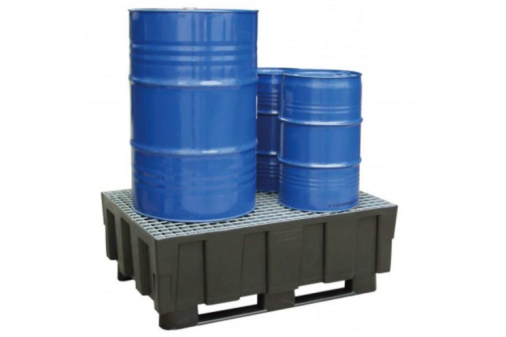 REC-1012-020 | EURO-PE 250L BAC DE RETENTION SUR 2 SEMELLES - CAILLEBOTIS GALVANISE