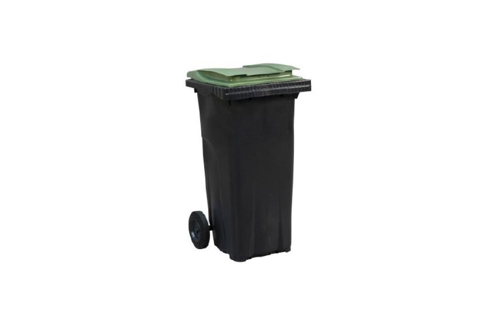 WCO-1201-040 | AFVALCONTAINER OP WIELEN - 120L MET GEKLEURD DEKSEL