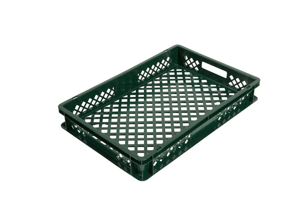 GBP-6092-040 | BROODKRAT EURO 600X400X90MM - 17L BODEM & ZIJWANDEN GEPERFOREERD