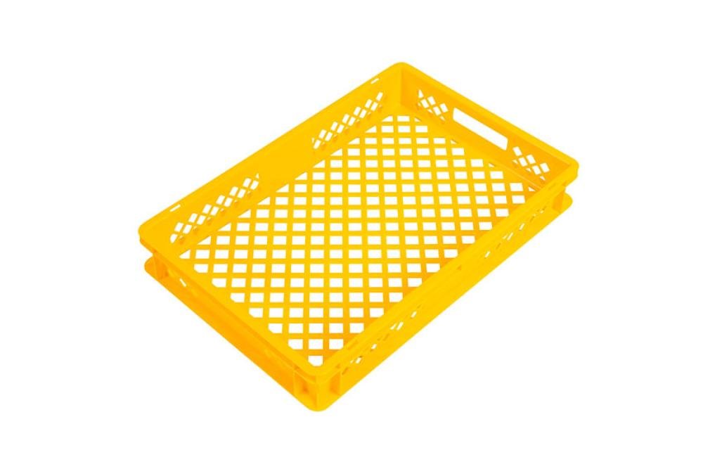 GBP-6092-080 | BROODKRAT EURO 600X400X90MM - 17L BODEM & ZIJWANDEN GEPERFOREERD