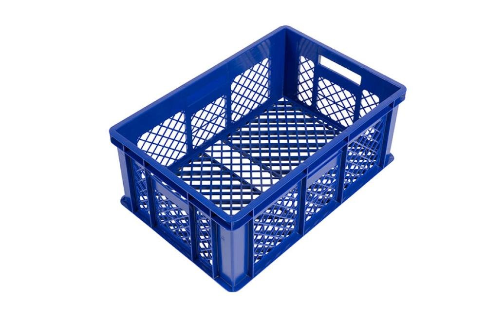 GBP-6242-060 | BROODKRAT EURO 600X400X240MM - 46L BODEM & ZIJWANDEN GEPERFOREERD