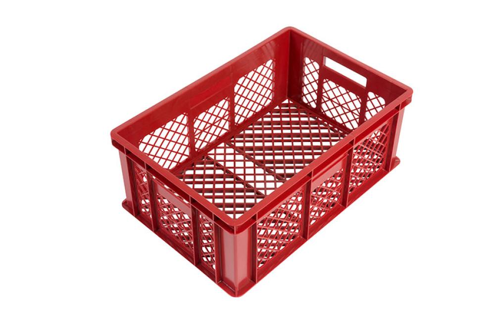 GBP-6242-070 | BROODKRAT EURO 600X400X240MM - 46L BODEM & ZIJWANDEN GEPERFOREERD