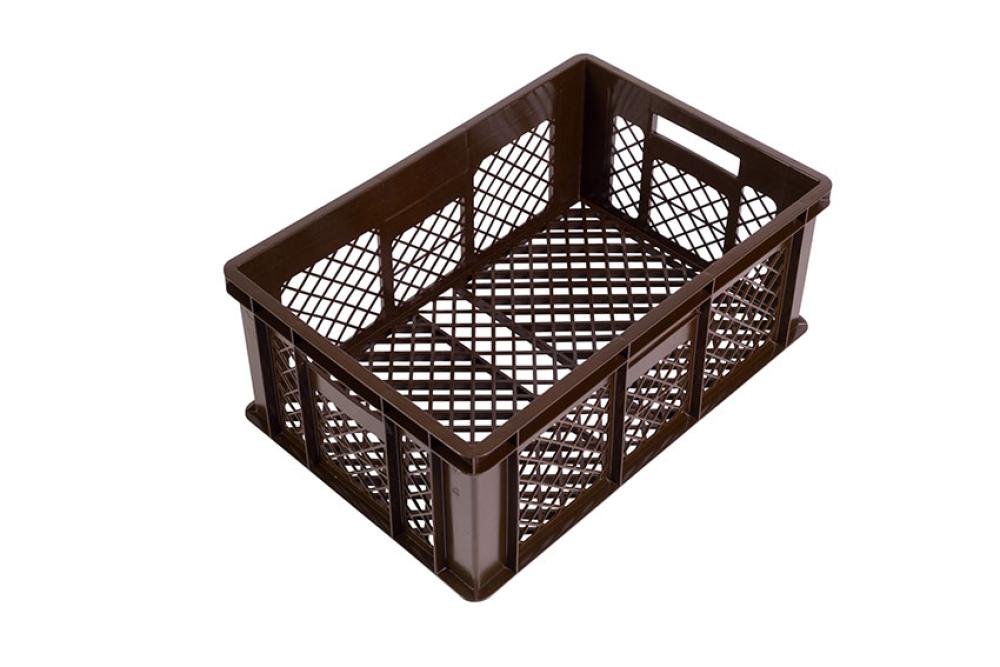 GBP-6242-090 | BROODKRAT EURO 600X400X240MM - 46L BODEM & ZIJWANDEN GEPERFOREERD