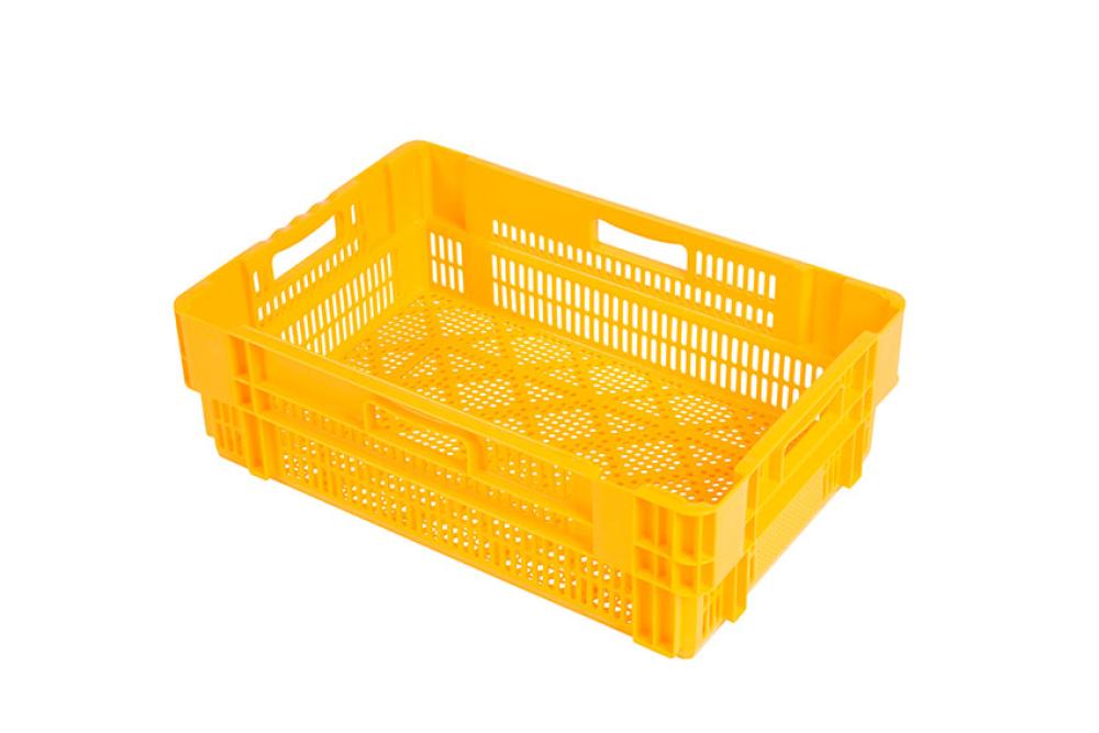 NMP-6194-080 | BAC GERBABLE EMBOITABLE - 600X400X190 FOND ET COTES AJOURES - EURONORM
