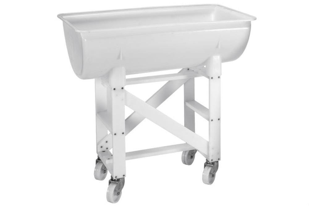 HNC-6100-010 | SPOELBAK MET AFLOOP - 100L NATURAL