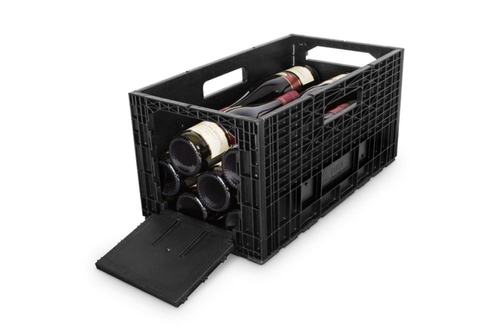 WBC-0001-020 | WINEBOX - CAISSE A VIN PLIABLE POUR 12 BOUTEILLES 0.75L