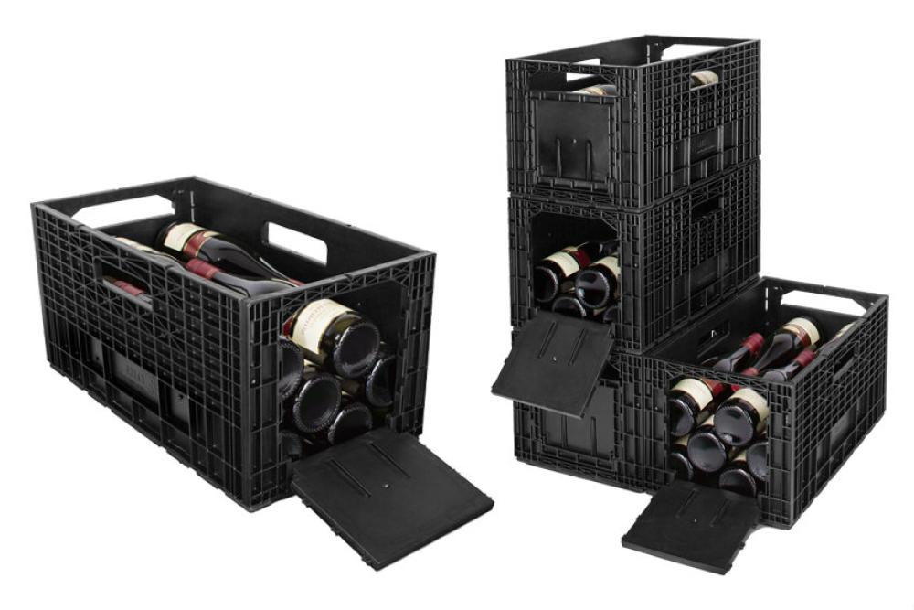 WBC-0001-020 | WINEBOX - CAISSE A VIN PLIABLE POUR 12 BOUTEILLES 0.75L