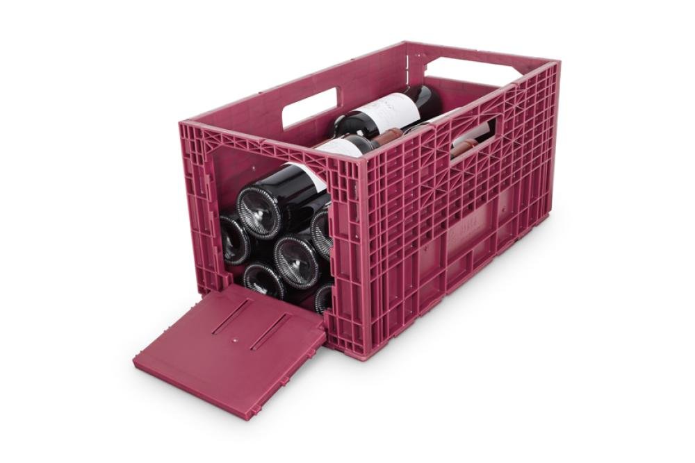 WBC-0001-030 | WINEBOX - CAISSE A VIN PLIABLE POUR 12 BOUTEILLES 0.75L