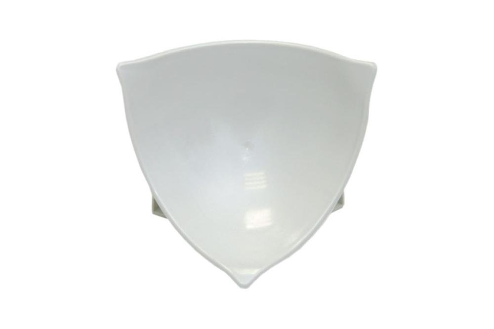 CRC-9003-306 | SCHELP VOOR GROTE AFGERONDE HOEK PVC - 10 SETS/PCK