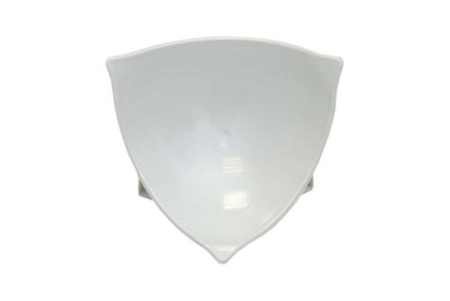 CRC-9003-306 | SCHELP VOOR GROTE AFGERONDE HOEK PVC - 10 SETS/PCK