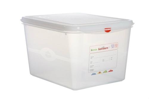 GSX-1220-990 | GASTRONOX 1/2 - PROFONDEUR 200MM - 12,5L COUVERCLE ET CLIPS INCLUS